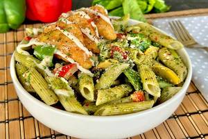 Pesto Paneer Pasta