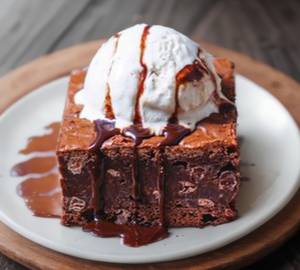 Brownie Vanilla  Ice Cream