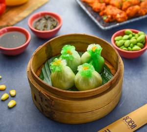 Truffle Oil And Edamame Dimsum  [4 Pieces]