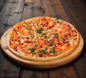 Cheese Chicken Margherita Pizza