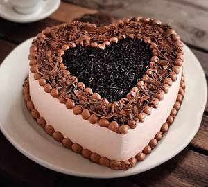 Death By Chocolate Heart Shape Cake