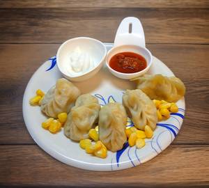 Veg Corn and Cheese Steamed Momos