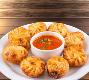 Veg Mushroom Fried Momos