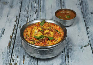 Egg Biryani With Grary (2 Eggs)