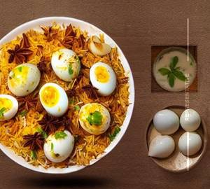 Egg Biryani [ Family ]