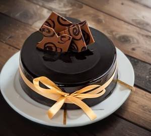 Eggless chocolate almond cake(3)