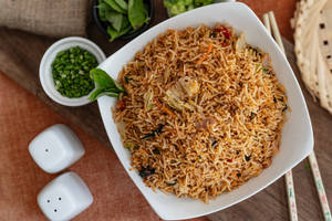 Veg Khao Pad Kra Prao.