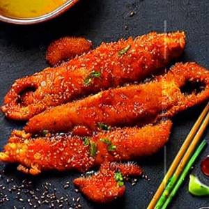 Fried Fish Honey chilli sauce