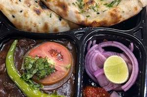 Chhole kulcha meal