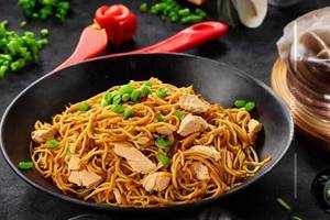 Chicken noodles