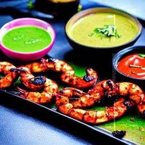 Tandoori BBQ King Prawns