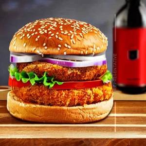 Grilled spicy chicken burger
