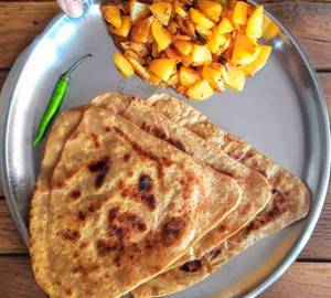 Jeera Aloo with 2 Plain Tawa Paratha