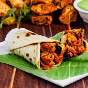 Chicken Afghani Tikka Roll