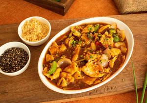 Garlic Pepper Chicken.