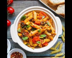 Paneer Red Sauce Millet Pasta (450 Kcal  15 G Protein)