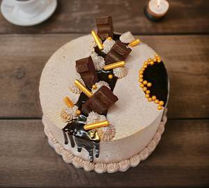 Coffee Chocolate Eggless Cake