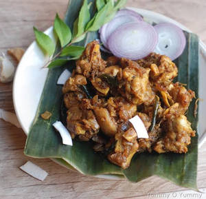Chicken Coconut Fry