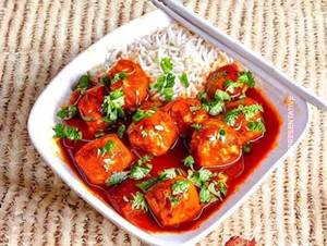 Veg Paneer Manchurian Rice