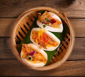 Tempura Prawns Bao 4Pcs  [290 Gms ]