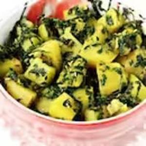 Dry Aloo Methi