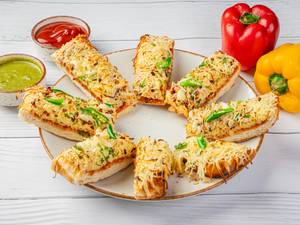 Cheese Chilli Garlic Toast (8 Pcs)