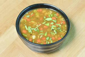 Veg hot & sour soup                                       