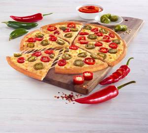 Fiery Jalapeno & Red Paprika Pizza