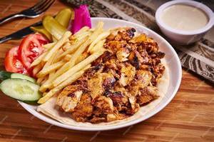 Plate shawarma
