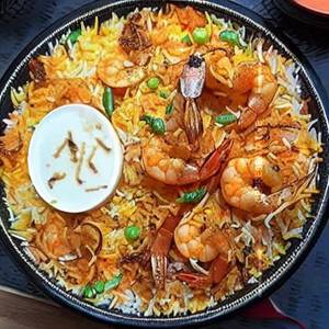 Prawns Dum Biryani