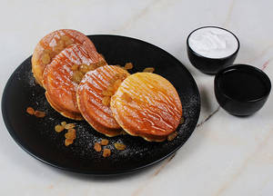 Cinnamon Raisin Pancake Stack