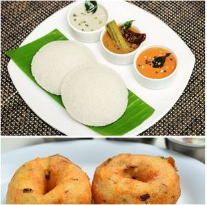 Idli Sambar+Medu Vada