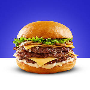 Oklahoma Onion Smash Lamb Burger