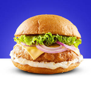 Juicy Lucy Chicken Burger