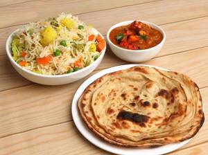 Chicken Bagheli+Jeera Rice+2 Onion Kulcha                                                                    