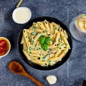 Pasta In White Sauce
