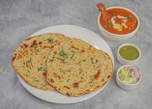 Butter Chicken [4 Pieces]+4 Butter Tandoori Roti                                                                                 