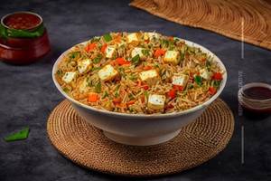Triple Schezwan Paneer Fried Rice