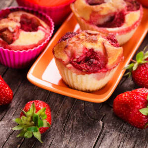 Strawberry Muffin (2pcs)