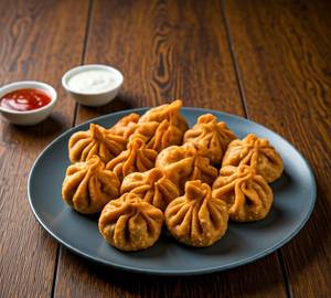 Chicken Kurkure Momo With Soup (5 Pcs)