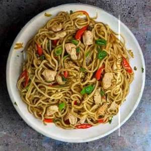 Chicken Burnt Garlic Noodles
