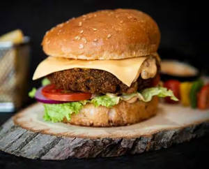 Paneer Bagel Burger