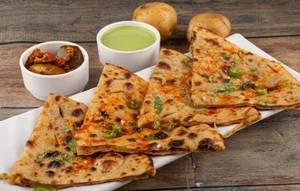 Cheese paneer aloo paratha