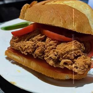 New Yorker Panini (Fried Chicken Tossed In Cajun Sauce In Panini Bread)