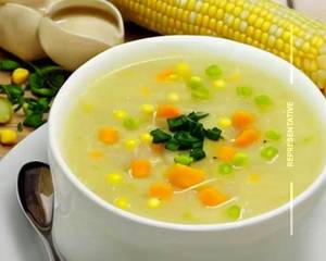Veg Sweet Corn Soup (Single Serving)