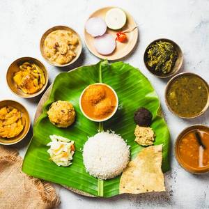Assamese Thali With Egg Curry