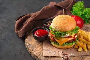 Veg Tikki Burger
