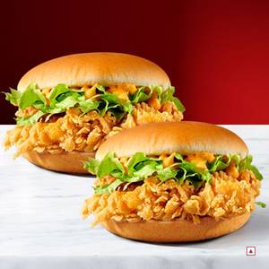 2 Classic Chicken Krisper Burgers