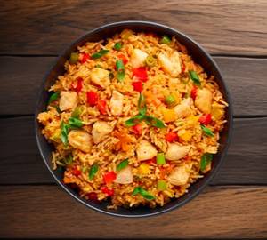 Chicken schezwan rice