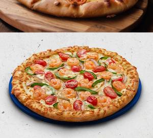 Prawns pizza